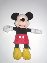Disney Store Mickey Mouse 10&quot; Plush Bean Bag Stuffed Animal - £7.85 GBP