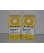 2 Boxes RenewLife Basic Care Probiotic 30 Vegetarian Capsules Each 7/202... - £17.90 GBP