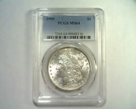 1900 Morgan Silver Dollar Pcgs MS64 Nice Original Coin Premium Quality Pq - £103.88 GBP