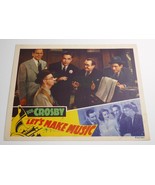 Let&#39;s Make Music Lobby Card Movie Poster Bob Crosby, Jean Rogers,  Josep... - £23.64 GBP