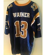 St. Louis Rams Hall of Fame QB Kurt Warner #13 NFL Jersey. Size 2XL.  - $55.00