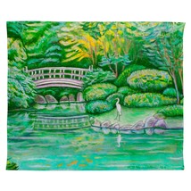 Betsy Drake Japanese Garden Outdoor Wall Hanging 24x30 - £38.75 GBP