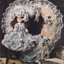4 Crochet Victorian Sweetheart Doll Wreath Felicity Kendra Annie&#39;s Attic... - $12.99