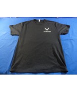 DISCONTINUED USAF U.S. AIR FORCE RECRUIT DEP MOTIVATION BLACK SHIRT MEDIUM - $505.87 MXN