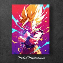 Dragon Ball Anime Gohan Nice Muscles Aluminum Wall Decor Metal Art Canva Poster - £10.54 GBP+