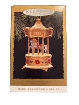 1996 Tobin Fraley Holiday Carousel #3 Light&amp;Music Hallmark Keepsake Big Ornament - £13.18 GBP