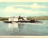 Restigouche River Ferry Campbellton New Brunswick NB Canada UNP WB Postc... - $7.87