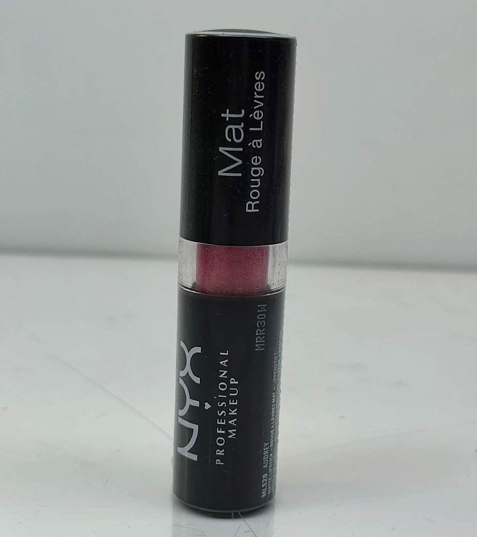 NYX PROFESSIONAL MAKEUP Matte Lipstick - MLS20 Audrey(Mid-tone Blue Pink... - $8.90