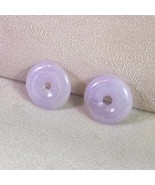 Pair of Bulk Lavender Jade Donuts, Genuine Type A Jadeite, Loose Gemston... - €1.469,94 EUR