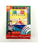 Host Your Own Italian Evening Dinner Party Pack Cheatwell CD Music Games... - $9.89