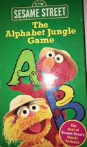 Sesame Street-The Alphabet Jungle Game (VHS,1998)-TESTED-RARE VINTAGE-SHIPS N 24 - £23.24 GBP