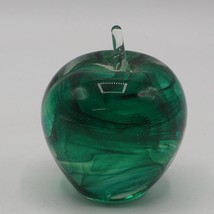 Kerry Marbled Green Studio Art Glass Paperweight Gorgeous Dublin Ireland - £84.87 GBP