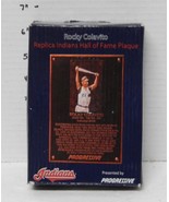 Rocky Colavito Mini Replica Cleveland Indians Hall of Fame Plaque 2013 S... - $47.72 CAD