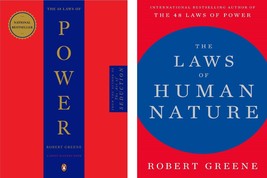 Robert Greene 2 Books Set: 48 Laws of Power &amp; laws of Human Nature (English) - £20.86 GBP