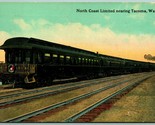 Nord Coast Limitée TACOMA Train Near Washington Wa 1913 DB Carte Postale... - $18.39