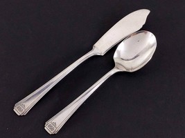 Oneida SKYLINE - SKYCREST Butter Knife Sugar Spoon Silverplate Flatware ... - $6.93