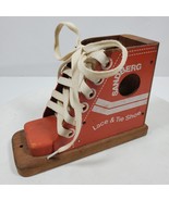 Vintage Sandberg Lace &amp; Tie Shoe Wood - $33.00