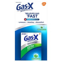 Gas-X Extra Strength 120 Soft Gels EX07/25 Lowest Price Online! Fast Shi... - $31.23