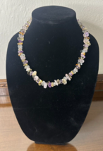 NWT Boxed Carolyn Pollack Multi Gemstone Beaded 20.5 Purple Green Pink N... - $83.86