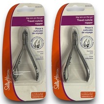 Sally Hansen Travel Nipper Cuticle Clipper, Stainless Steel 2 Pack - £16.35 GBP