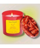 Scent Market Jar Candle Blazin&#39; Hot Chips Scented 5.2 OZ Red Valentine G... - $10.90