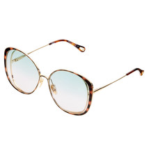 Chloe CH0036S Gold Green Blue Sunglasses - £171.77 GBP