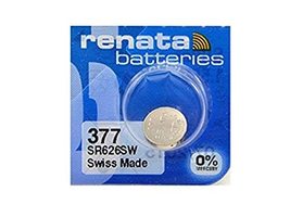 Renata 377 SR626SW Batteries - 1.55V Silver Oxide 377 Watch Battery (100... - £4.52 GBP+