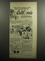 1952 Southern Pacific Railroad Ad - We&#39;re going again on the Sunset Limited - £14.57 GBP