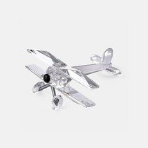 Authentic Fine Crystal Biplane Shaped Gift Clear First Grade - £74.19 GBP