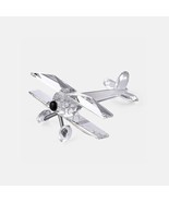 Authentic Fine Crystal Biplane Shaped Gift Clear First Grade - £73.75 GBP