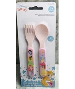 Ship N 24 Hours. New-Disney Baby Princess Fork and Spoon. 5+Months - $16.71