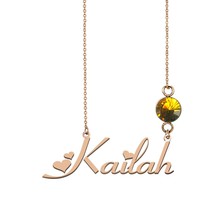 Hannah Name Necklace, Japanese Name Necklace, Kailah Name Necklace Best Christma - £14.14 GBP