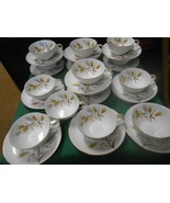 Beautiful  NORITAKE China WHEATON Set of  13 Cups &amp; Saucers &amp; 1 FREE cUP - $74.83