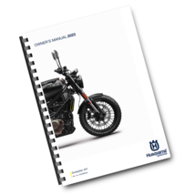 HUSQVARNA 2023 - SVARTPILEN 401 - OWNERS MANUAL - REPRINTED COMB BOUND - $25.25