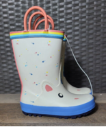 Toddler Girls Cat &amp; Jack Selene Unicorn Waterproof Rain Boot Size 9 NWT - £13.92 GBP
