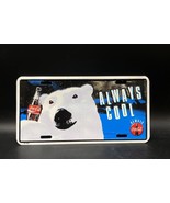 Coca-Cola Always Cool License Plate 1994 Coca-Cola Company READ Polar Bear - €7,61 EUR