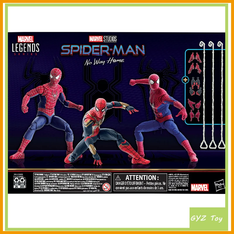 Genuine Marvel Legends Spiderman: No Way Home Spiderman Three Worms Toby - £192.81 GBP