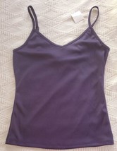 NWT INC Womens V Neck Camisole Dark Blue Petite Small Polyester - $13.36