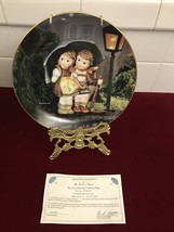 Stormy Weather Little Companions. M.J. Hummel Plate By The Danbury Mint MD835 - $14.01