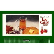 LIONEL STYLE BILLBOARD GLOSSY INSERT LOG CABIN SYRUP &amp; AMERICAN FLYER - £5.51 GBP