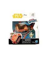 Star Wars Micro Force Rey&#39;s speeder Jakku Vehicle Disney Hasbro 2017 New... - $19.30