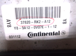 12-13-14   ACURA TL   3.7    MANUAL TRANSMISSION  / ENGINE COMPUTER.ECU image 3