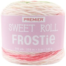 Premier Yarns Sweet Roll Frostie Yarn-Strawberry Shortcake - £15.23 GBP