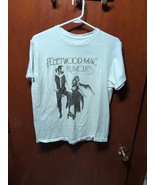 Vintage Fleetwood Mac Rumours Rock Graphic T-Shirt White Large - £40.19 GBP