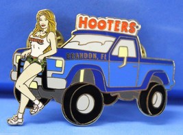 Hooters Blonde Sexy Cameo Girl Brandon Florida Fl Pick Up Truck Lapel Pin - £14.15 GBP