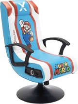 Mario Edition Gaming Chair, Blue/White, By X Rocker Official Super 2.1. - £259.17 GBP