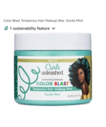 Curls Unleashed Color Blast Temporary Hair Color Wax “Excite Mint” 6oz. - £4.60 GBP