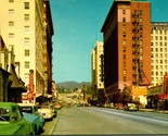Vtg Chrome Postcard Hollywood California CA Hollywood &amp; Vine Street View... - £5.48 GBP
