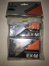 Maxell EX-M 120 Metal 2 Videocassette Tape New Lot 8mm Blank Japan P6-120EX - $18.80