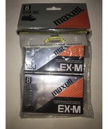 Maxell EX-M 120 Metal 2 Videocassette Tape New Lot 8mm Blank Japan P6-120EX - £14.78 GBP